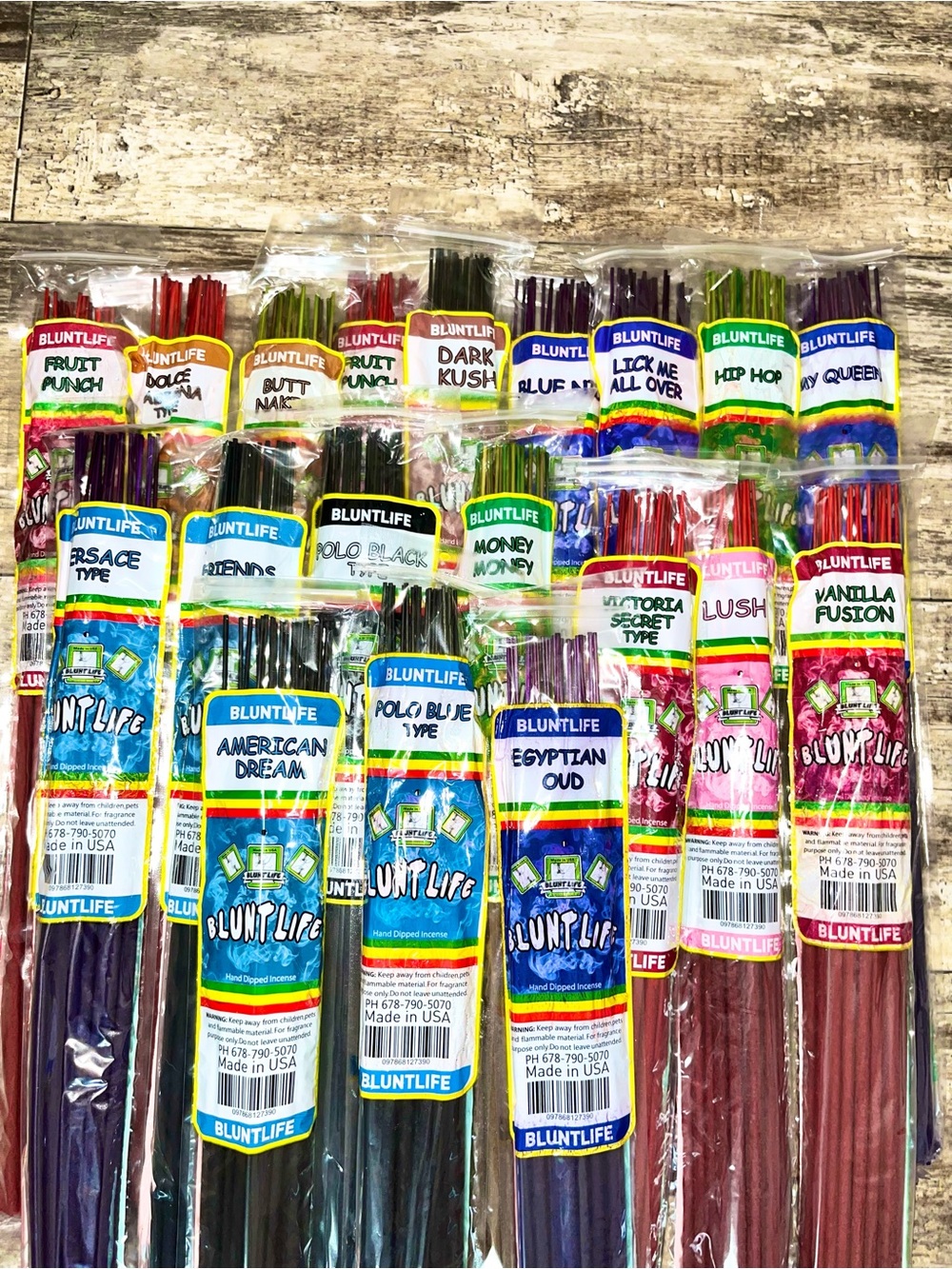 BluntLife JUMBO 19" Incense - Pick Your Own 5-Pack Bundle